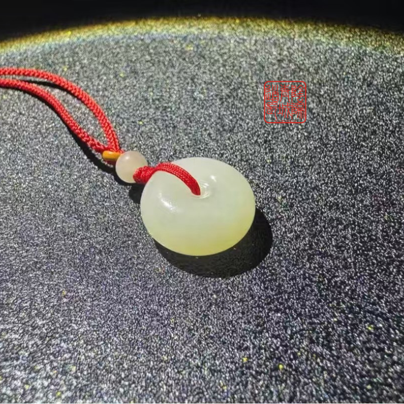 ⭐平安順遂⭐和田玉平安扣,小孩保平安健康掛件