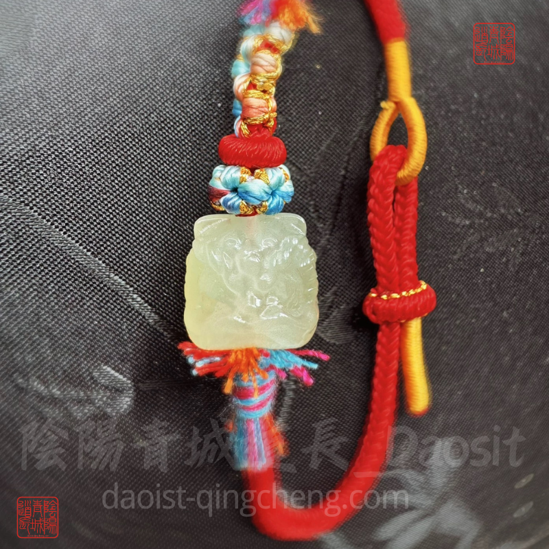⭐神霄守護⭐0-9歲小兒避邪保護-醒獅編繩和田玉手串