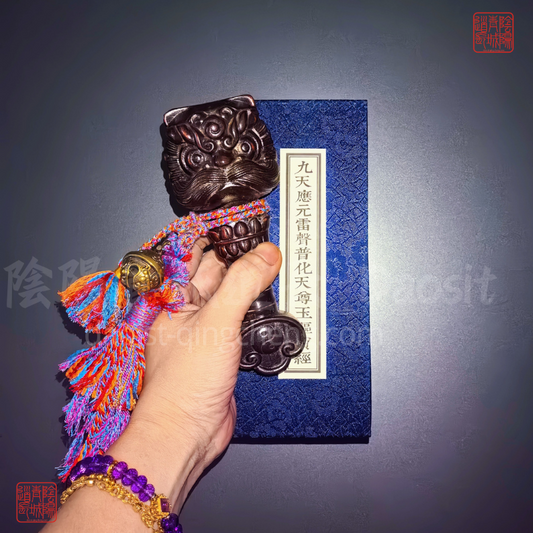 ⭐避邪護體⭐寶寶玩耍波浪鼓手把件，帶鈴鐺