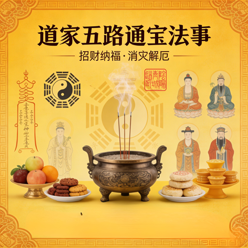 法事：納福迎財/五福通寶/文昌啟智