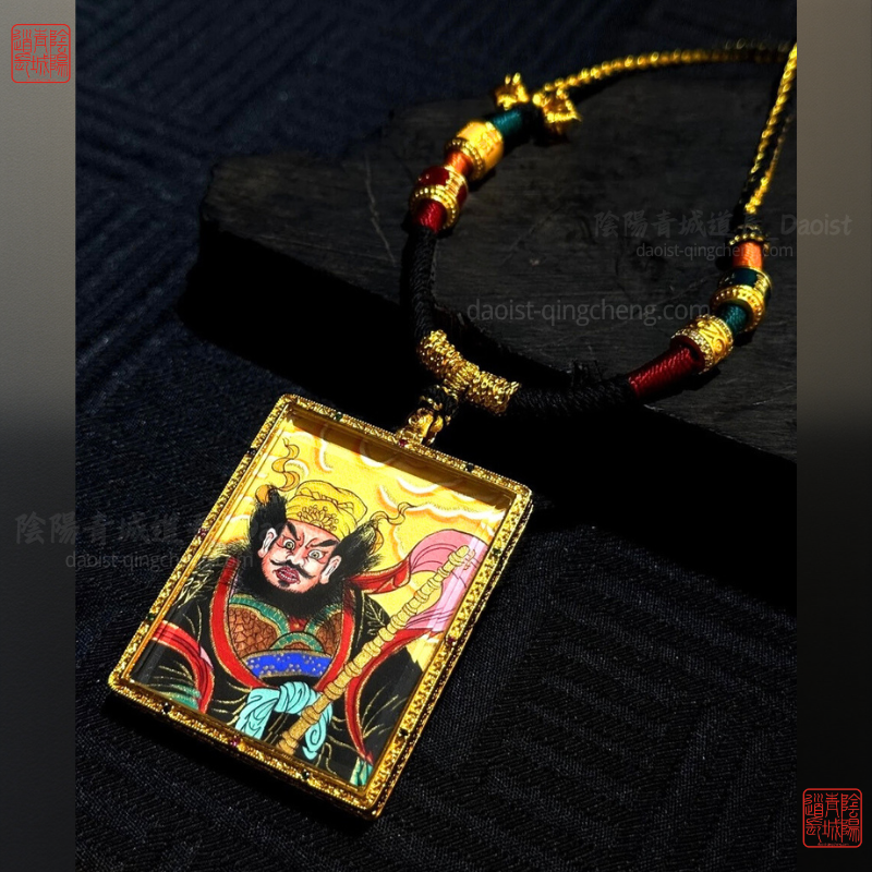 ⭐諸邪退散/八方來財⭐手繪唐卡，配戴即修行-【雷祖】九天應元天尊/【趙公明】五路財神首