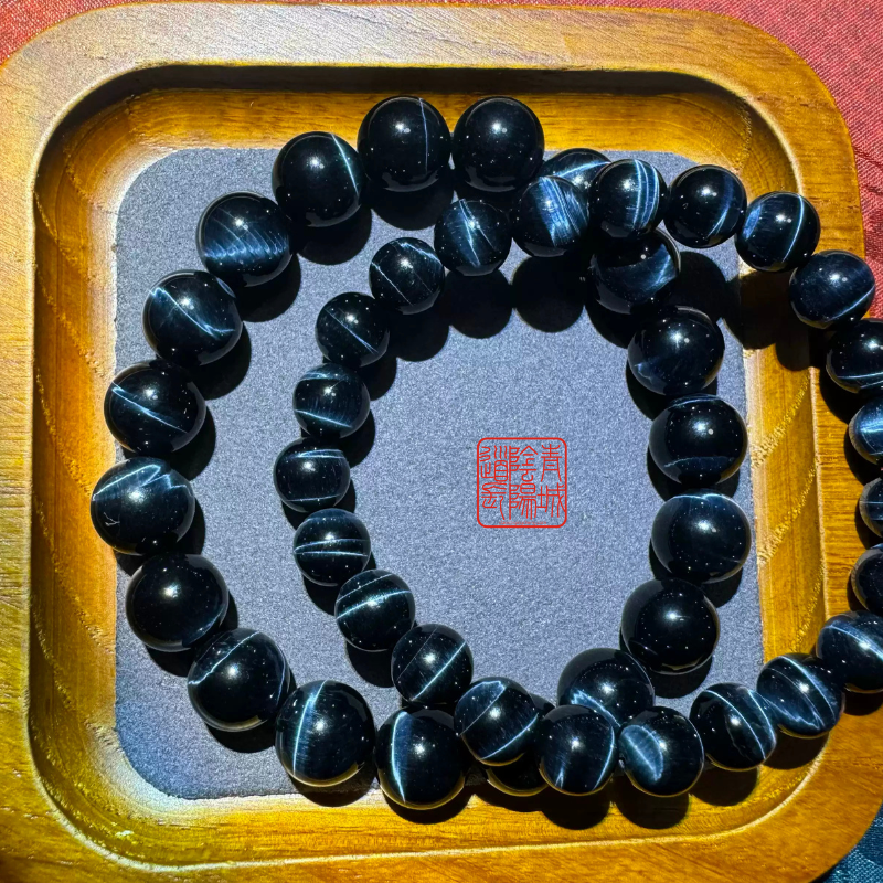 ⭐九紫离火⭐辟邪鹰眼石手串
